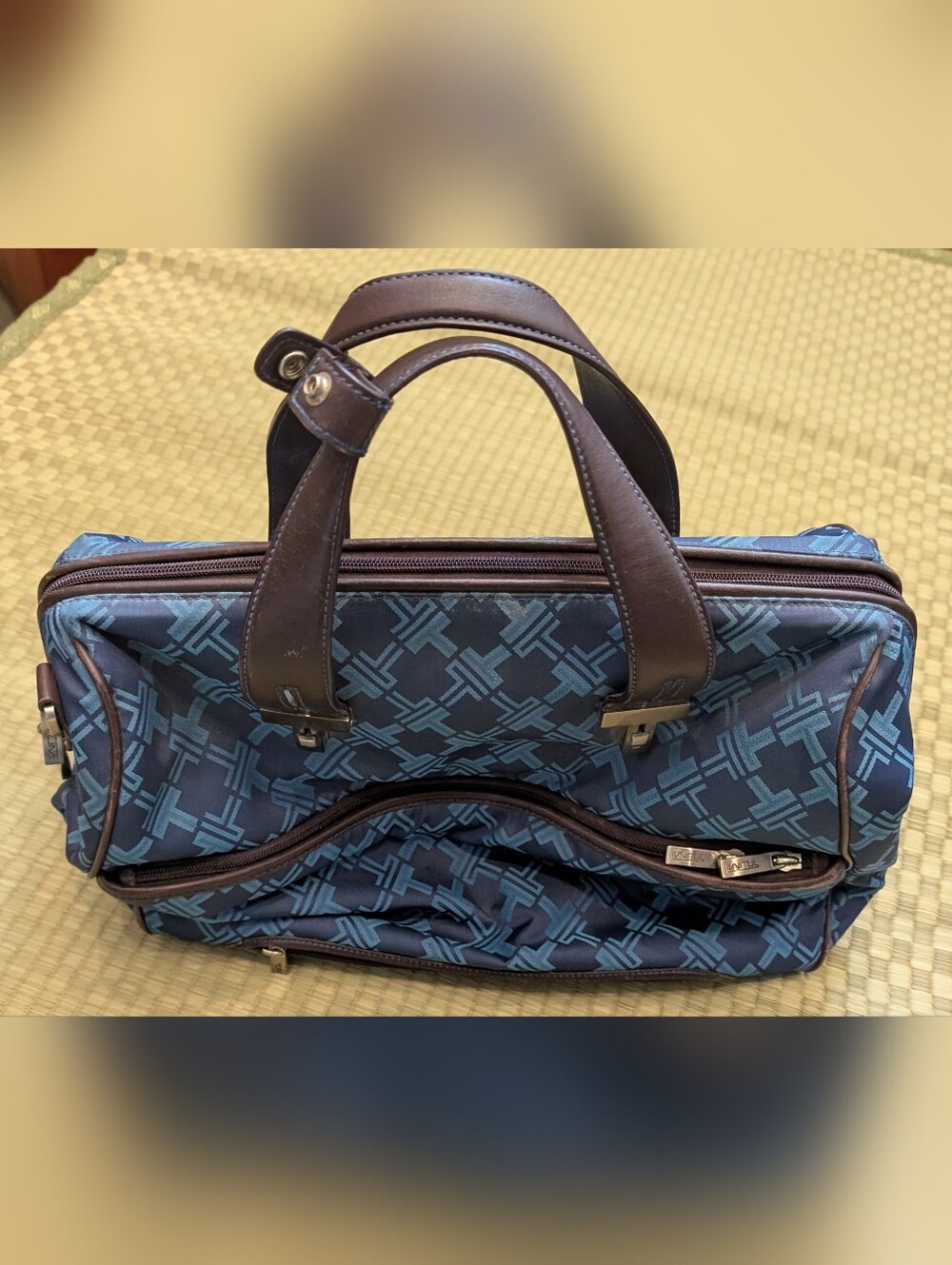 Tumi Monogram Handbag
